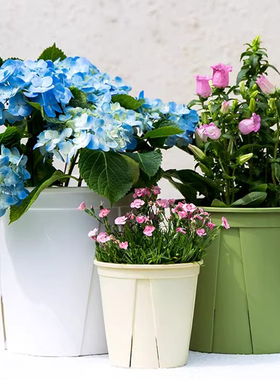 青山盆加厚控根盆国产三代塑料带托盘加仑月季多肉透气不烂根包邮