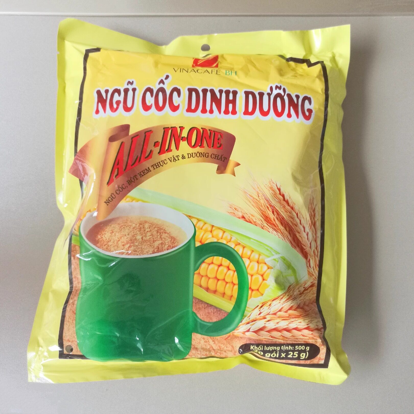 越南原装进口威拿玉米牛奶麦片20小包*25g 500克即食谷物