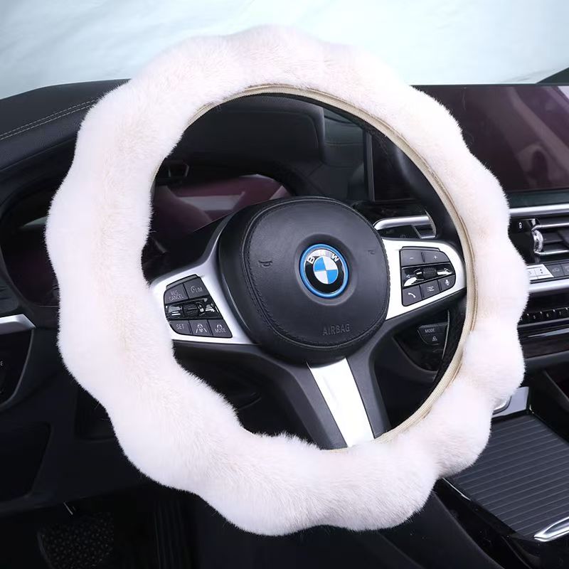 汽车方向盘套冬季毛绒