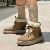 skechers斯凯奇Arch Fit足弓支撑短靴缓震回弹休闲靴雪地靴144722