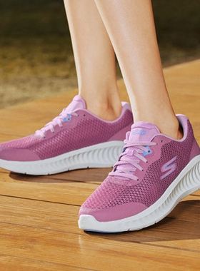 skechers斯凯奇GO WALK女鞋健步鞋运动休闲鞋轻质缓震回弹125641