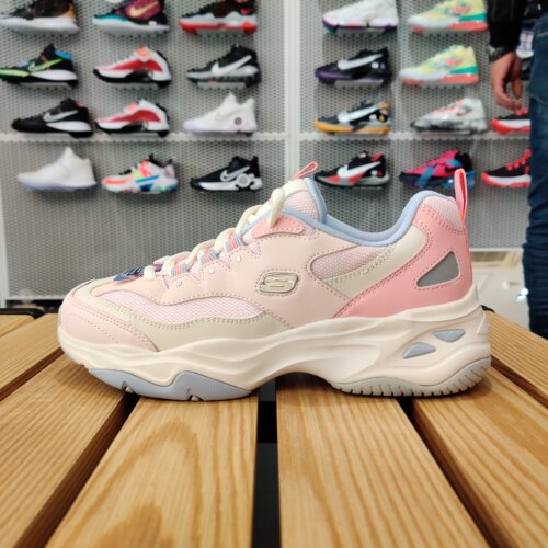 Skechers斯凯奇熊猫鞋D'LITES老爹鞋女鞋运动休闲鞋149492-MVPR