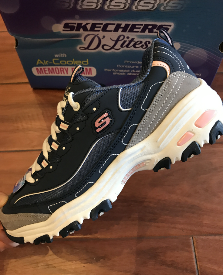 Skechers 斯凯奇记忆鞋垫松糕底运动鞋 女增高休闲鞋 熊猫鞋11947