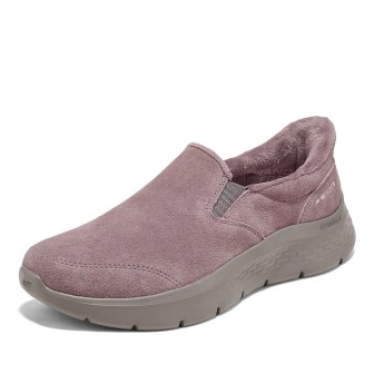 skechers斯凯奇女鞋一脚蹬休闲鞋加绒保暖健步鞋秋冬季125522