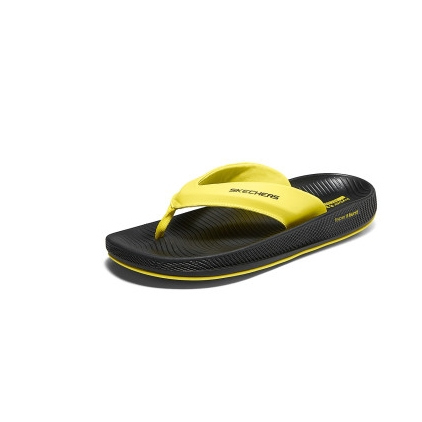 skechers斯凯奇男士轻质外穿夹趾拖鞋人字拖时尚耐磨沙滩鞋246021