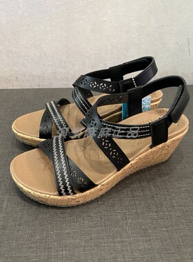 Skechers 斯凯奇 坡跟凉鞋Beverlee Delicate 通勤女鞋 119339