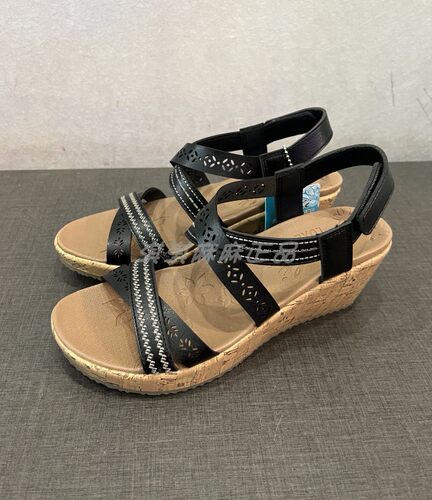 Skechers 斯凯奇 坡跟凉鞋Beverlee Delicate 通勤女鞋 119339