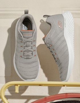 skechers斯凯奇新款男士舒适透气百搭休闲鞋缓震耐磨运动鞋232375