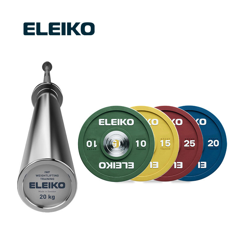 ELEIKO奥杆杠铃片IWF举重训练杆IPF力量举竞赛比赛杆推举曲杆