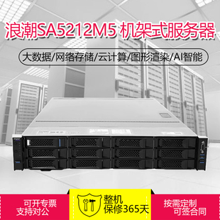 浪潮SA5212M5/5280M5 2U机架式3.5寸12盘位 2代金牌6133支持U.2