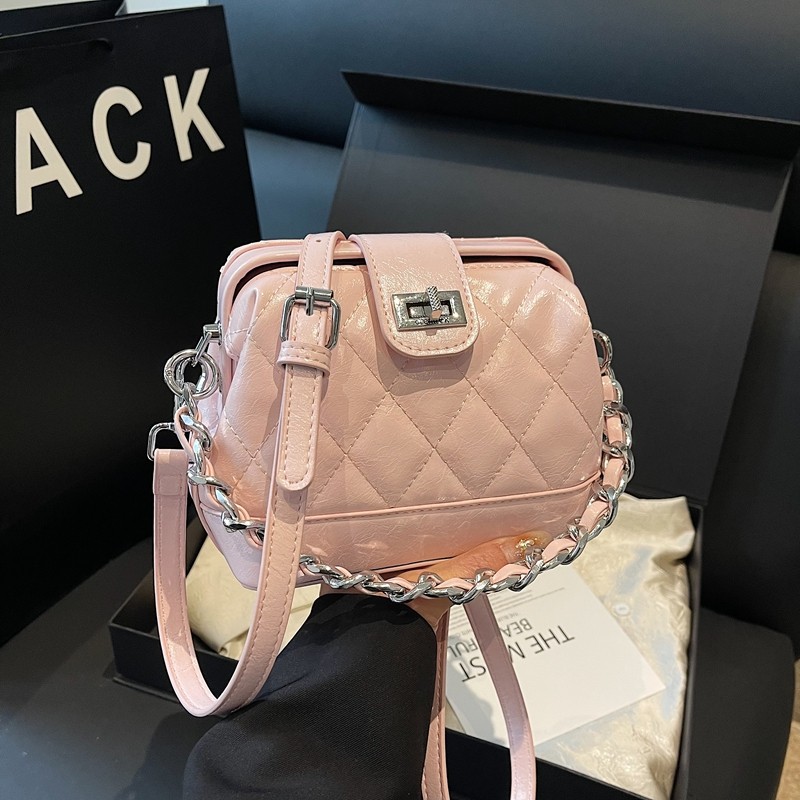 2025新款菱格绣线贝壳高颜值水桶包钱袋子时尚女士手提单肩斜挎包,箱包皮具/热销女包/男包,水桶包,淘宝优惠券,粉丝福利购,淘宝优惠卷