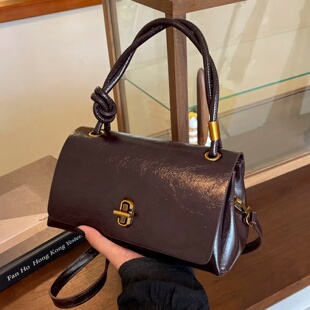 百搭高级感小众设计通勤单肩斜挎包手提包潮 时尚 包包女式 2026新款