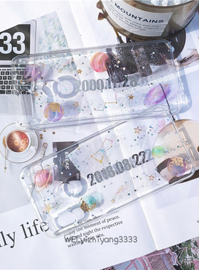 一只羊星空字母定制手机壳适用于苹果14plus13pro12ProX70米12PRO