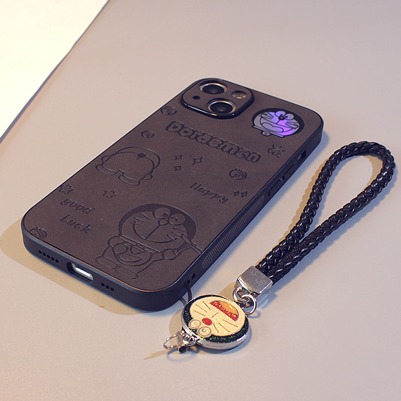 潮牌叮当猫适用苹果16手机壳新款iPhone14promax镭射