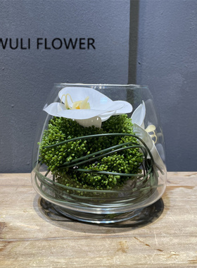 简约现代绢花假水花艺 样板间客厅茶几卫浴台面摆放假花装饰品