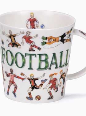英产 DUNOON丹侬活力足球骨瓷马克杯运动嬉戏水杯可爱搞怪创意杯