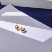 欧美出口外贸饰品耳扣睡觉免摘镀金简约大气日常百搭高级感耳钉女