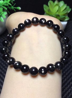 天然金运石单圈手链猫眼效应水晶手串时尚饰品男女情侣款礼物