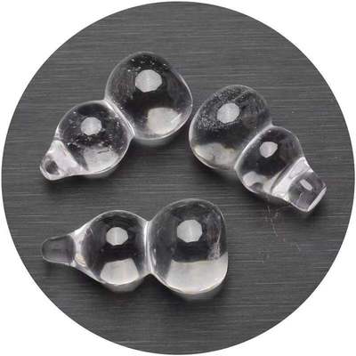 天然白水晶葫芦吊坠男女款包挂挂件水晶饰品项链挂坠通用福禄平安