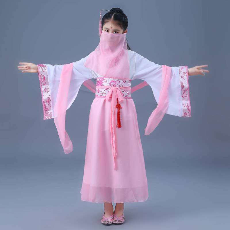 服,角色扮演古装汉服骨服装林黛玉红楼梦演出服仙女儿童女小戏