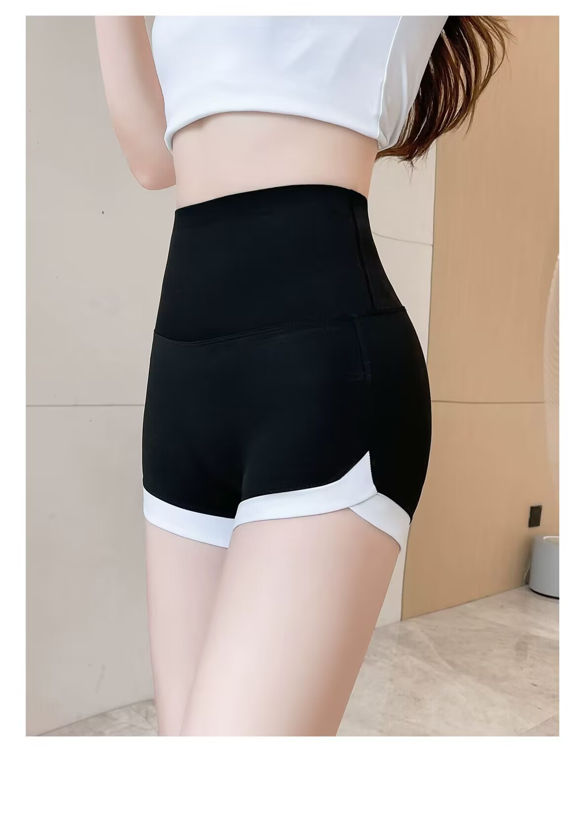 鲨鱼裤短裤女外穿三分薄款夏季瑜伽裤紧身安全裤高腰收腹提臀