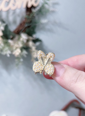 小兔耳朵迷你盘发发夹可爱网红刘海抓夹发卡仙女头饰夹子顶夹1821