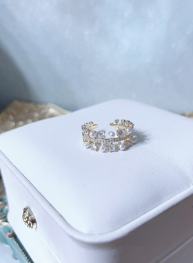 时尚个性简单开口食指戒女ins潮简约百搭小众设计指环饰品女2286