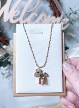 新款项链女生时尚甜酷小众设计感锁骨链可爱网红气质百搭颈链2317