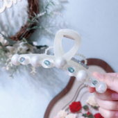 款 新款 网红蝴蝶结百搭经典 鲨鱼夹盘发用大号抓夹发饰发爪发饰2590