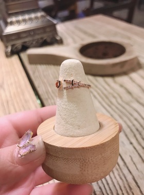 日韩风水钻闪亮首饰品活口戒指