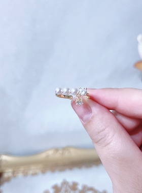 时尚个性新款开口食指戒女ins潮简约百搭小众设计指环饰品女2350