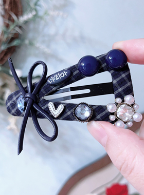 新款百搭复古气质款BB掰掰夹少女头饰刘海侧边夹顶夹发饰发夹A968