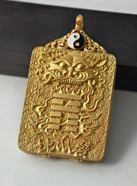 道系唐卡空吊坠外框外壳保护壳