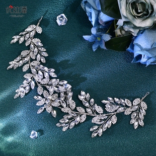 优拉潘 华丽新娘伴娘礼服束腰闪亮水钻仙美腰带毛衣外搭腰链SH714