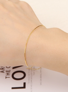 女925纯银简约法式手链