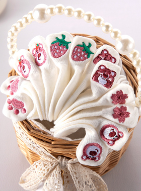 白色袜子女短袜纯棉夏季薄款韩版ins潮百搭日系可爱低帮浅口船袜