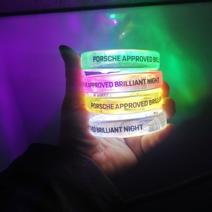 亚克力明星应援物酒吧发光手腕闪光荧光腕带手环夜光夜跑荧光手环