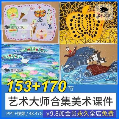 少儿童美术艺术大师教程课件美术课ppt创意绘画课程资料教师教学