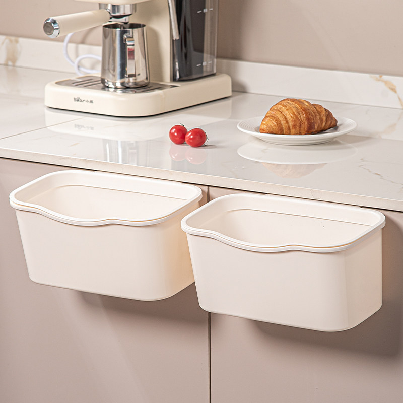 厨房垃圾桶壁挂家用带盖厕所卫生间客厅纸篓厨余挂式收纳桶,家庭/个人清洁工具,垃圾桶,淘宝优惠券,粉丝福利购,淘宝优惠卷