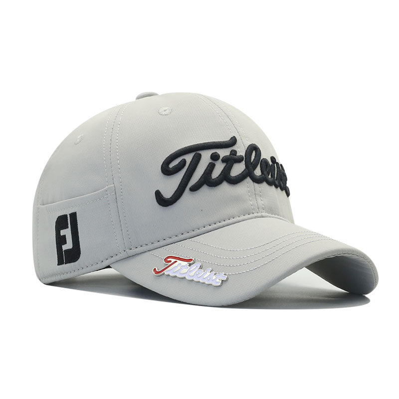 新款高尔夫球帽棒球帽男女通用透气户外遮阳帽3D刺绣速干鸭舌帽