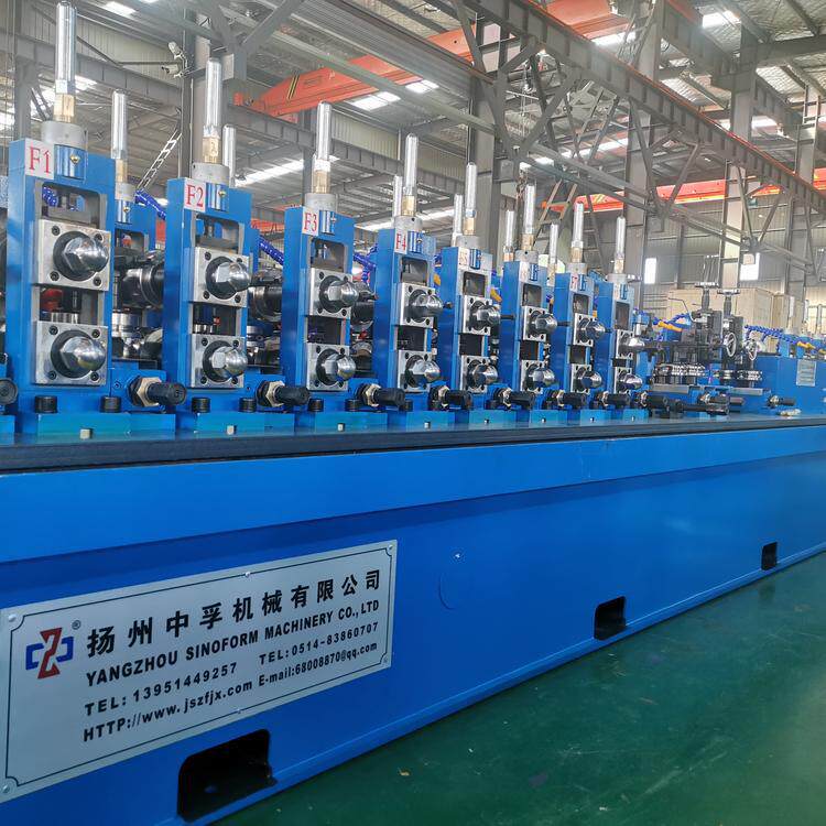 中孚机械小管径金属管制管机 拖把杆制管设备