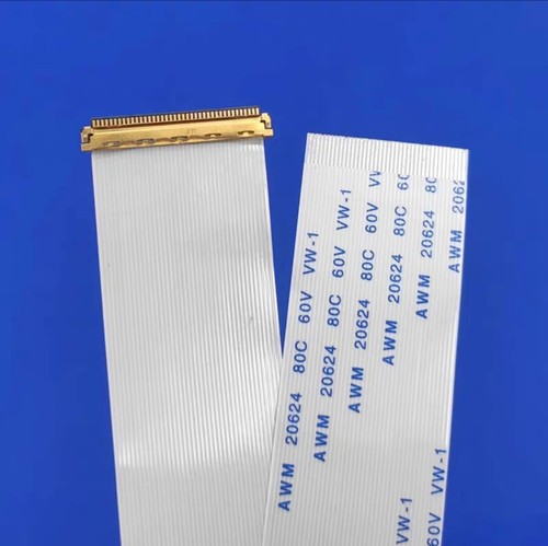 EDP屏线0.5MM 30P/40Pin AWM 20706FFC软排线带I-PEX座同向/反向