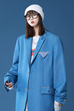 2025春季原创通勤小西装天丝仿牛仔异形领休闲西服外套GX09-P95，男装西服套装，电商B277A（原A068）