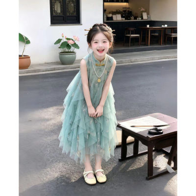 女童洋装夏装2026新款洋派儿童新中式超仙裙子女孩夏季旗袍裙潮