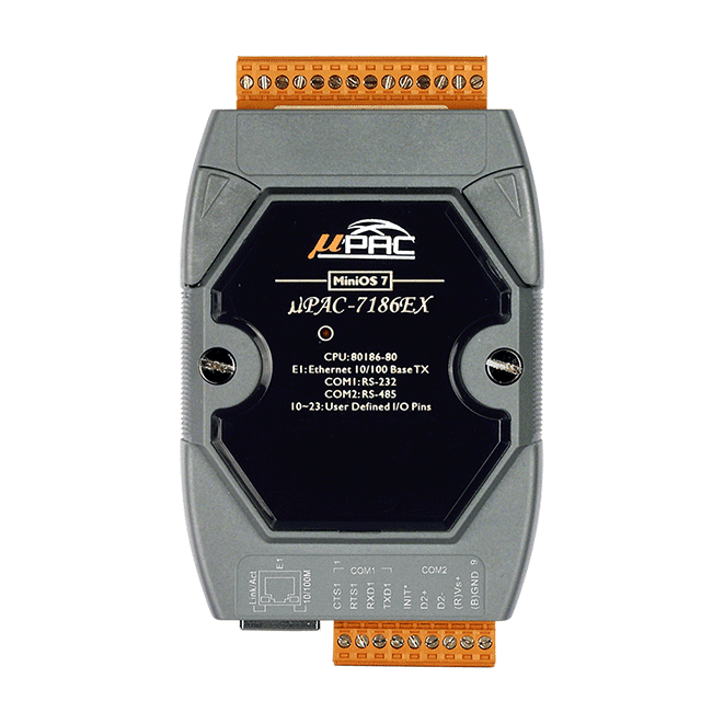 uPAC-7186EX泓格手掌型可编程自动化控制器 uPAC-7186EXD