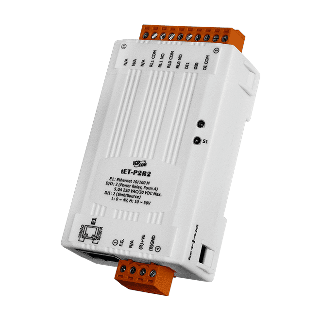 泓格tET-P2R2 以太网模块 tPET-P2R2 tET-PD2R1 tPET-PD2R1继电器