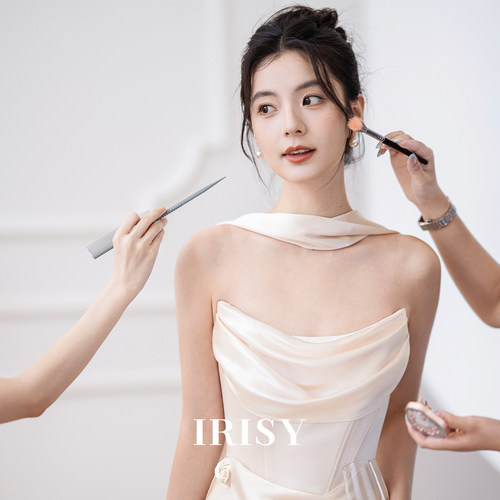 香槟色绝美订婚礼服敬酒服连衣裙