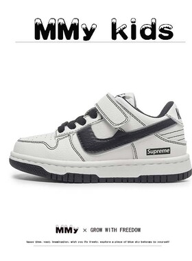 儿童小白鞋2025新款秋季女童运动休闲鞋子软底轻便透气男童板鞋潮