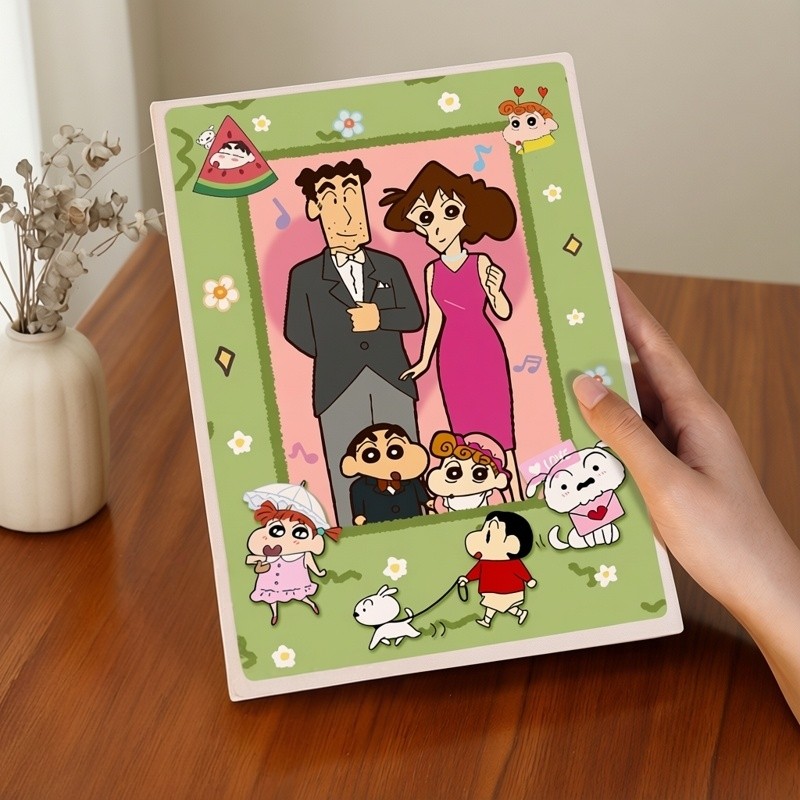 拍立得相册蜡笔小新3寸4大容量照片收纳情侣儿童成长纪念家庭相簿