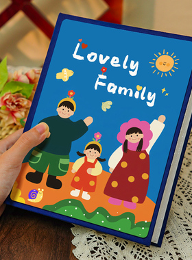 儿童成长纪念册3寸4宝宝照片收纳5寸6影集大容量家庭相册本五六七